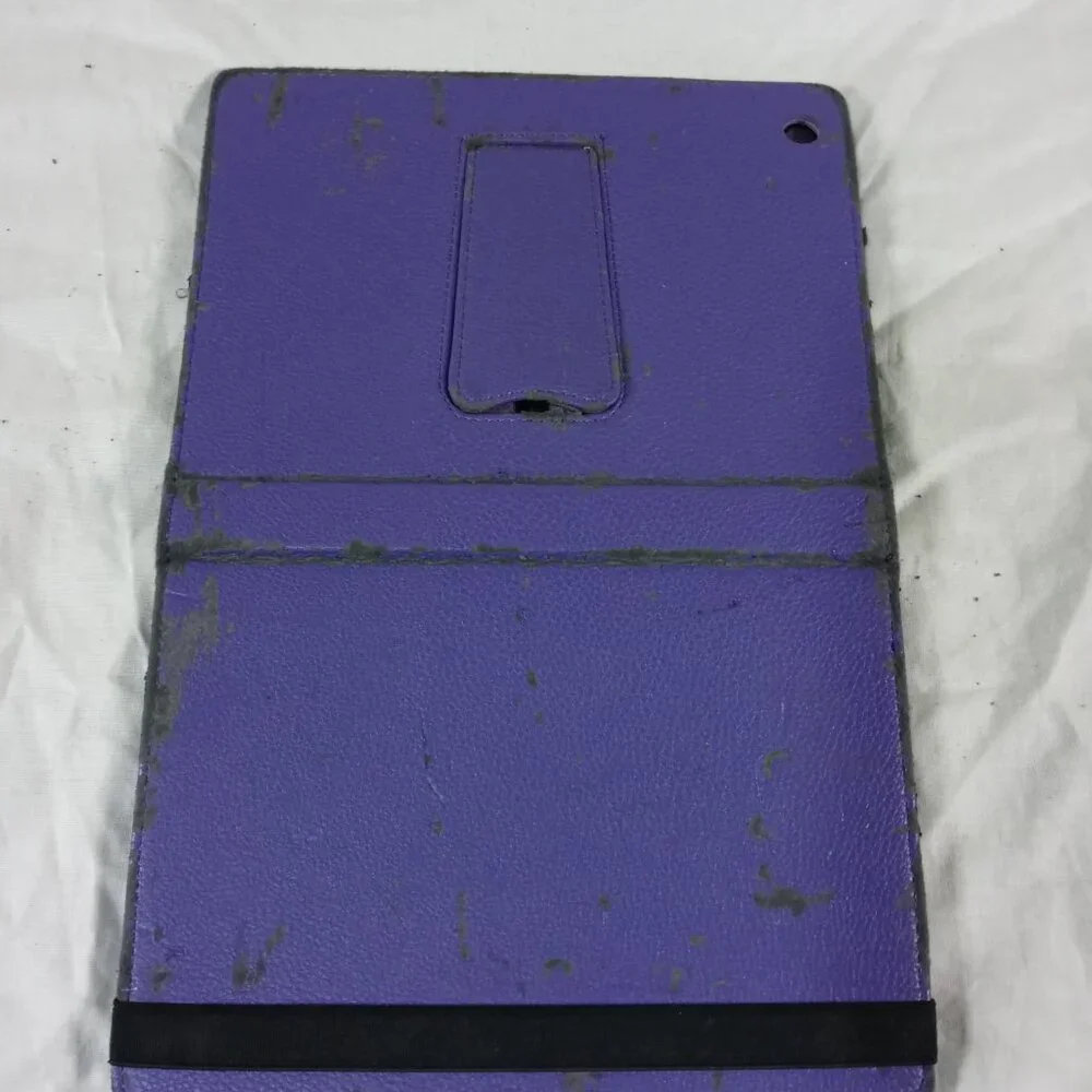 Purple Tablet Case With Bluetooth Mini Charging Keyboard Electronic Accessory